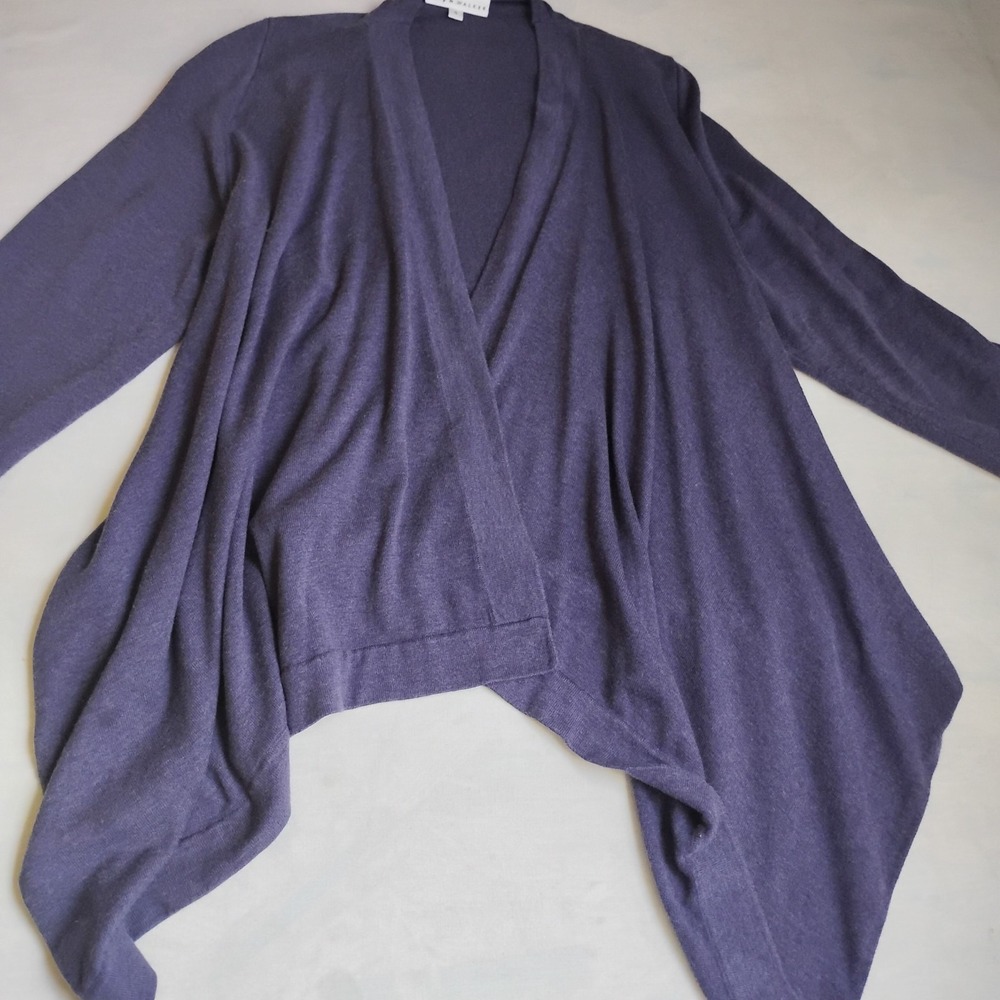 Bryn Walker Sweater Small Open Cotton Cardigan Drapey Artsy Lagenlook‎ Capsule